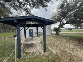 Dog Washing Station at Lake Pointe RV and Condo Resort