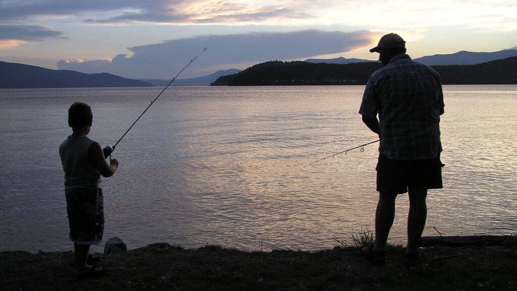 Fishing at Lake Pointe RV and Condo Resort