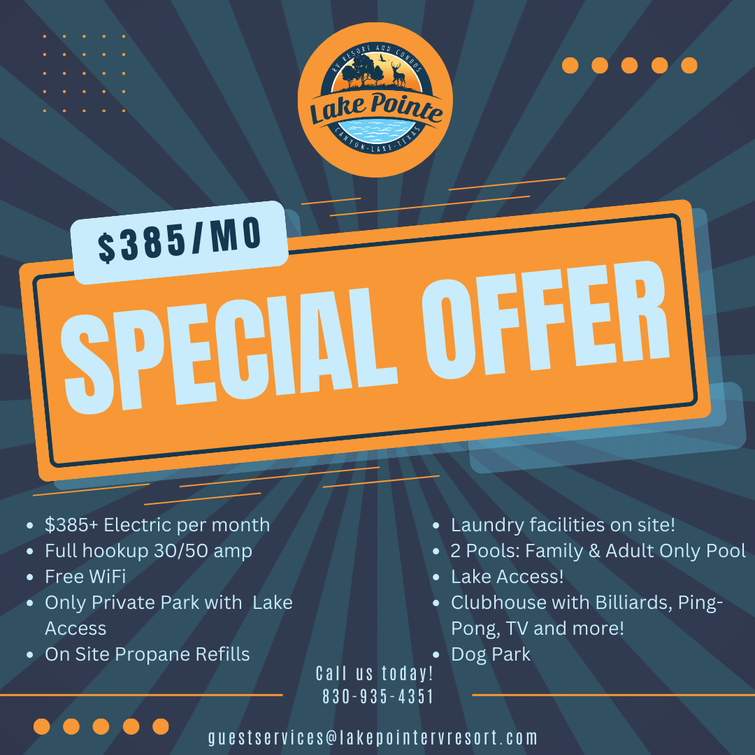 Special Offers - Lake Pointe RV and Condo Resort